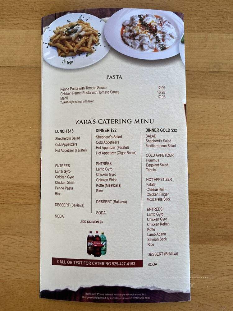Zara Cafe Grill - Staten Island, NY