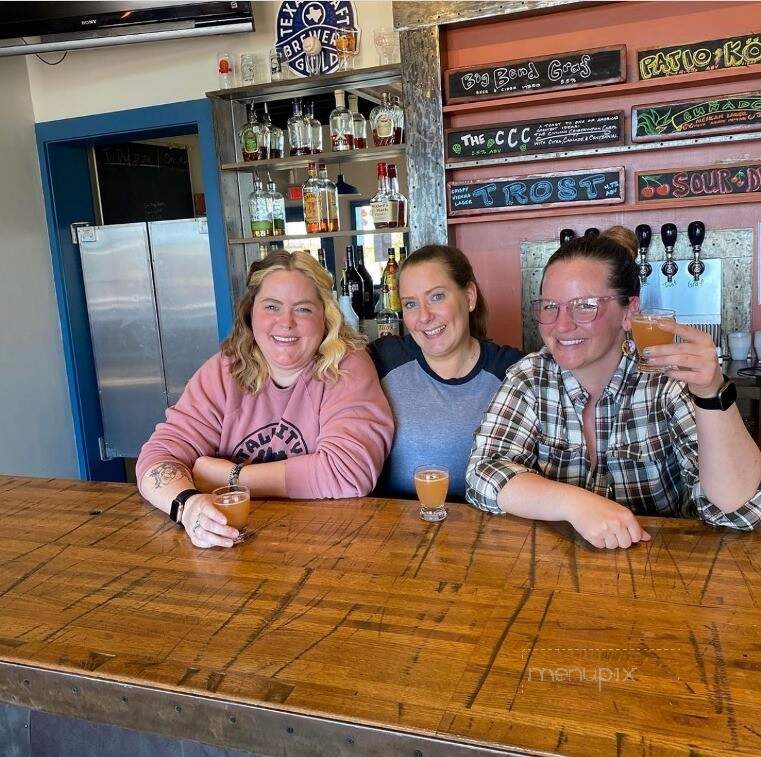 Brick Vault Brewery and Barbeque - Marathon, TX menu_pic