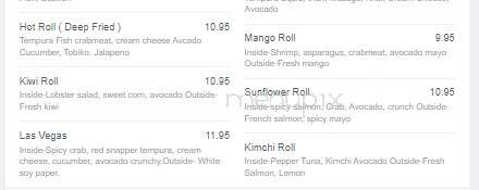 Koto Cuisine - Dickson, TN menu_pic