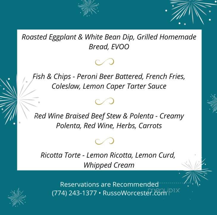 Russo Italian Restaurant - Worcester, MA