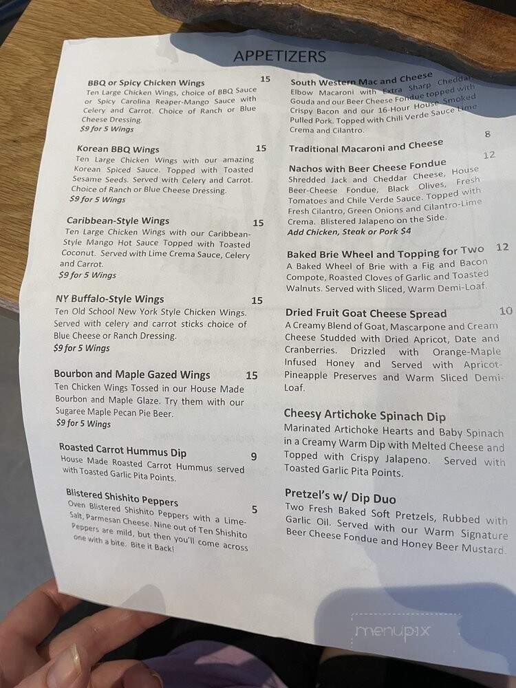 High Water Brewing Taproom and Brewery - Lodi, CA menu_pic