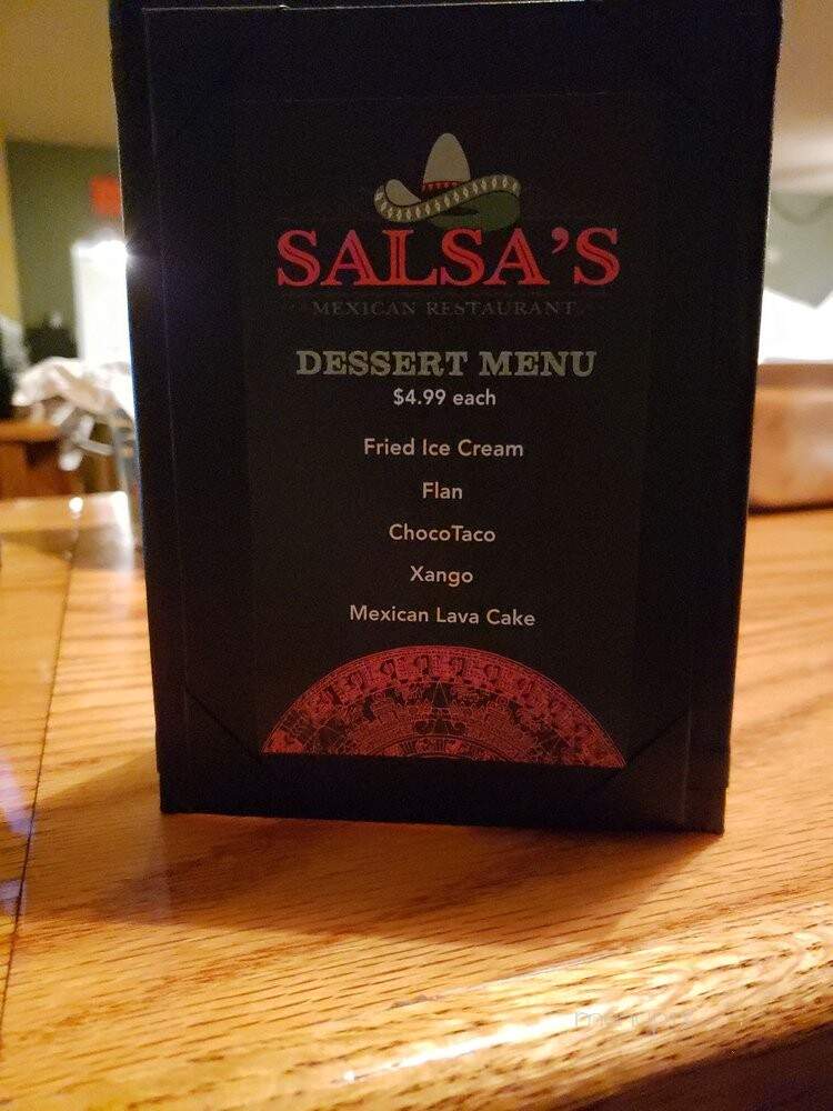 Salsa's Mexican Restaurant - Horseheads, NY menu_pic