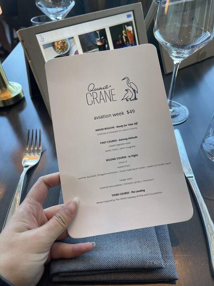 Quail and Crane - San Francisco, CA