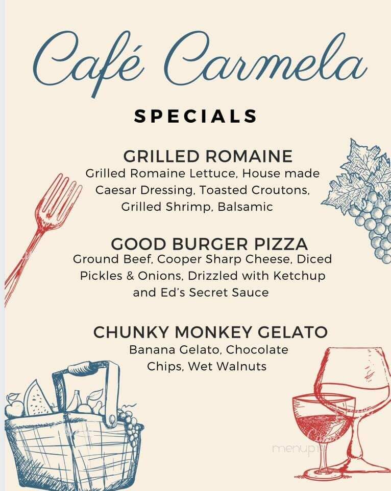 Cafe Carmela - Philadelphia, PA menu_pic