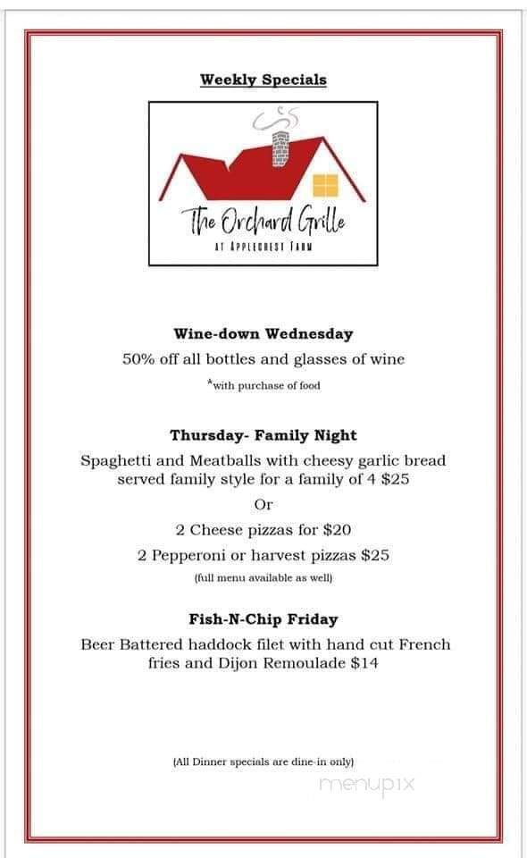 The Orchard Grille at Applecrest Farm - Hampton Falls, NH