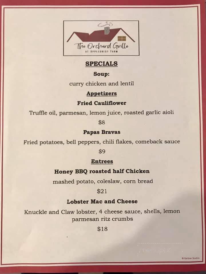 The Orchard Grille at Applecrest Farm - Hampton Falls, NH