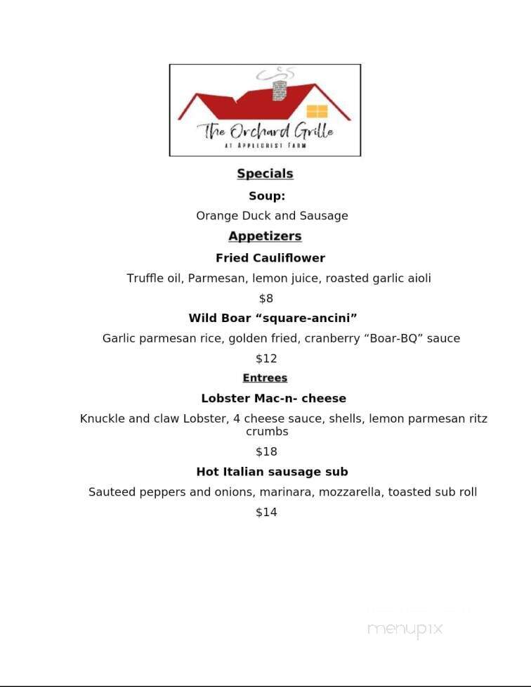 The Orchard Grille at Applecrest Farm - Hampton Falls, NH