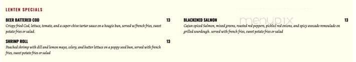 North Shore Tavern - Pittsburgh, PA menu_pic