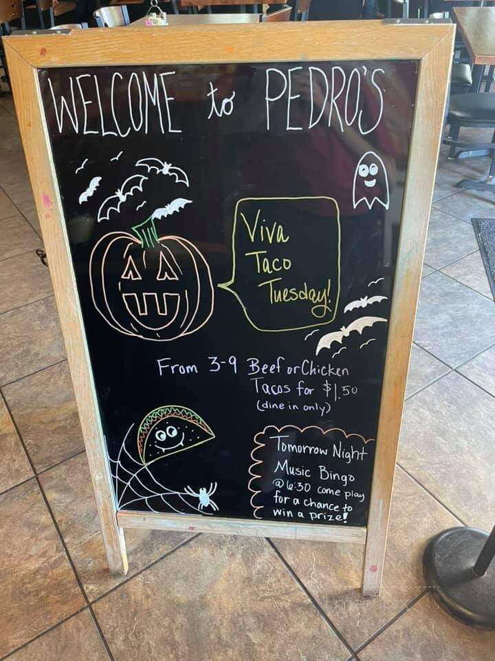 Pedro's Mexican Grill & Cantina - Greensboro, GA menu_pic