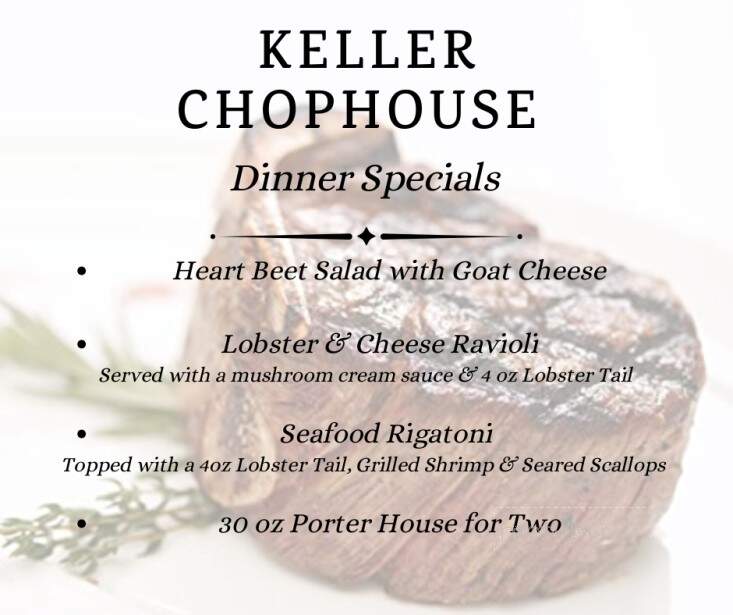Keller Chophouse - Keller, TX menu_pic