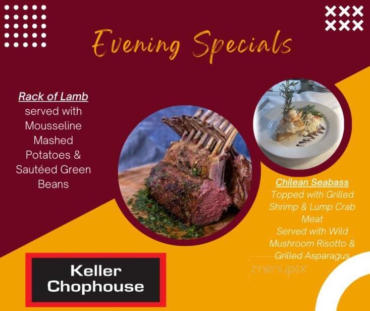 Keller Chophouse - Keller, TX menu_pic