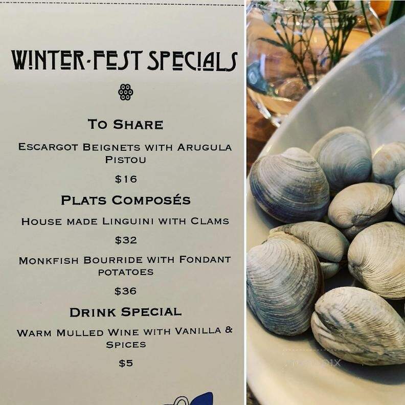 Cafe Violette - Blowing Rock, NC menu_pic