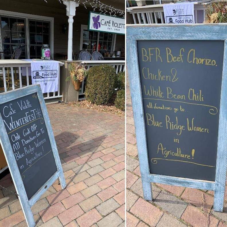 Cafe Violette - Blowing Rock, NC menu_pic