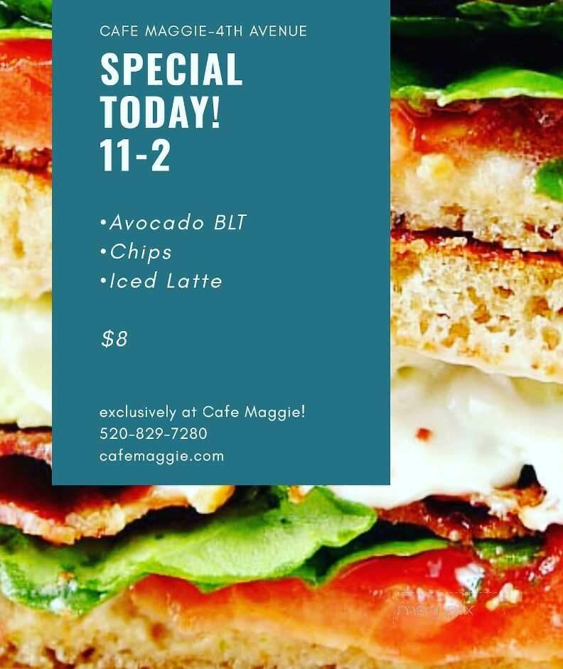 Cafe Maggie - Tucson, AZ menu_pic