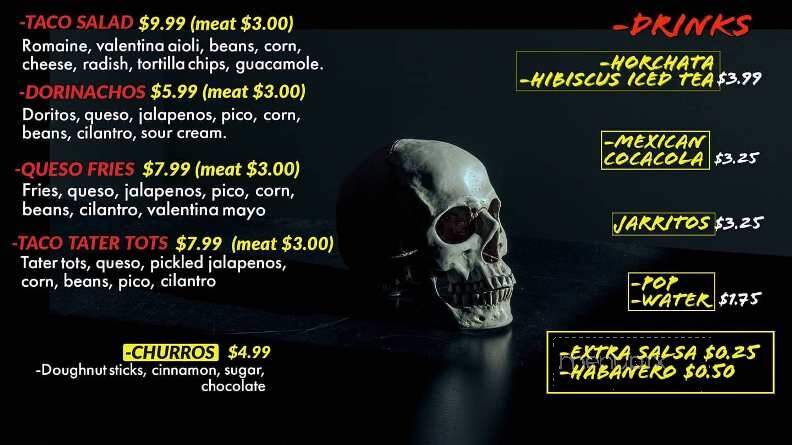 Mikey's Taco Shop - Calgary, AB menu_pic