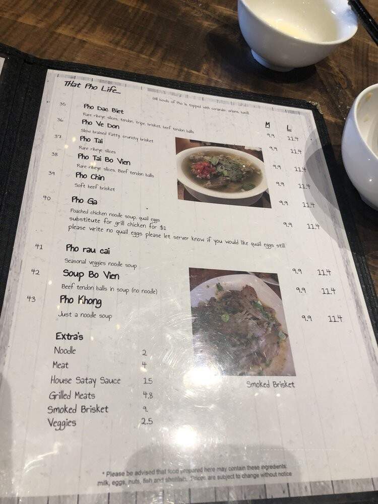 Nam 2 - Markham, ON menu_pic