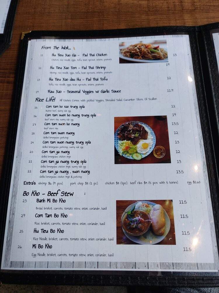 Nam 2 - Markham, ON menu_pic