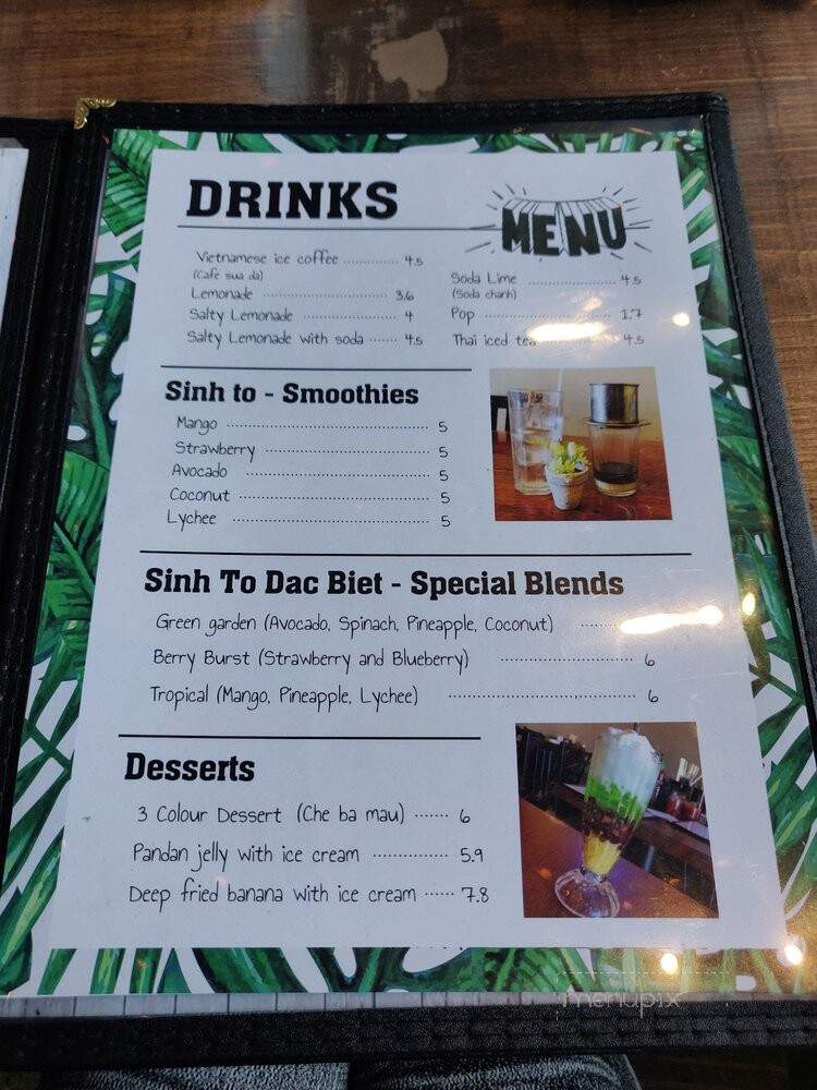 Nam 2 - Markham, ON menu_pic
