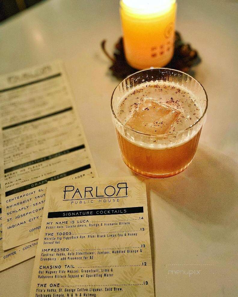 Parlor Public House - Indianapolis, IN menu_pic