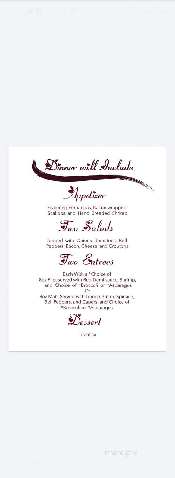 Route 290 American Sports Grill - Duncan, SC menu_pic