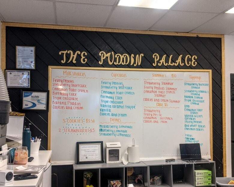 The Puddin Palace - Oaklyn, NJ menu_pic