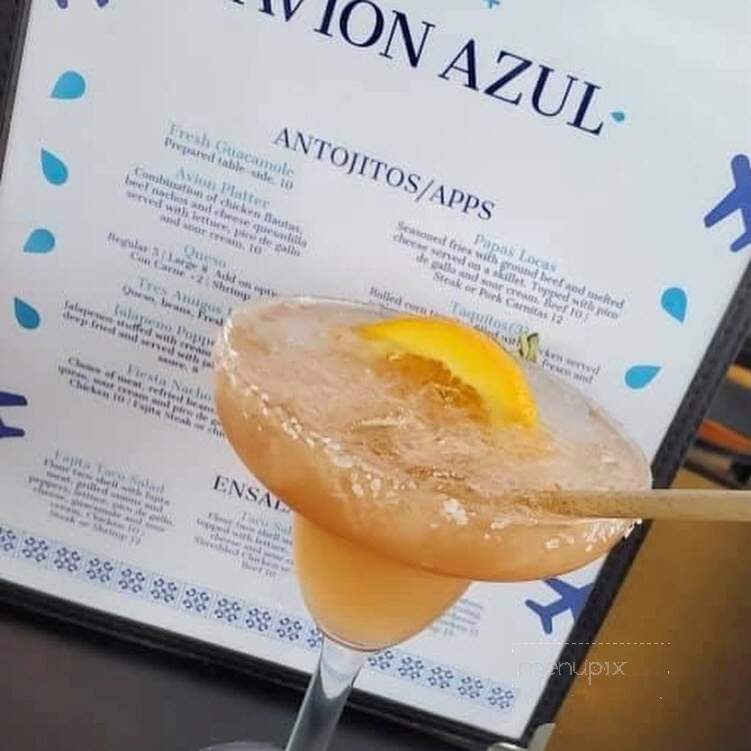 Avion Azul - Clear Lake, IA menu_pic