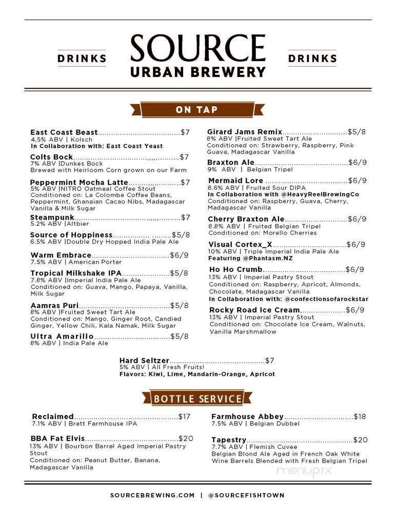 Source Urban Brewery - Philadelphia, PA
