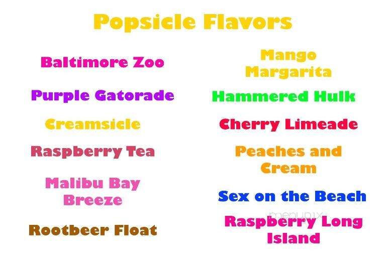 Hammerhead Lounge - Northampton, PA menu_pic