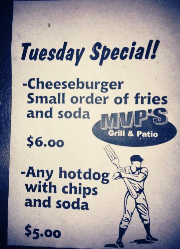 MVP's Grill & Patio - Long Beach, CA menu_pic