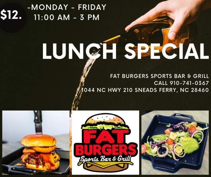 Fat Burgers - Sneads Ferry, NC menu_pic