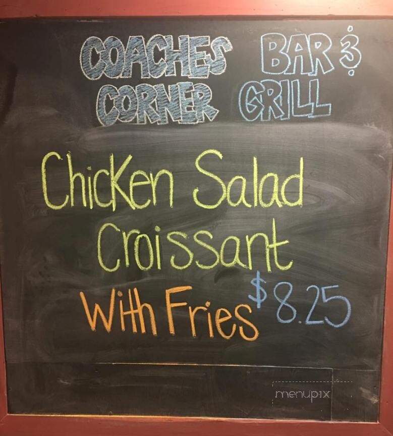 Coaches Corner Sports Bar & Grill - Wetumpka, AL menu_pic