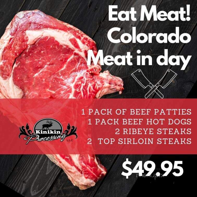 Kinikin Processing - Montrose, CO menu_pic