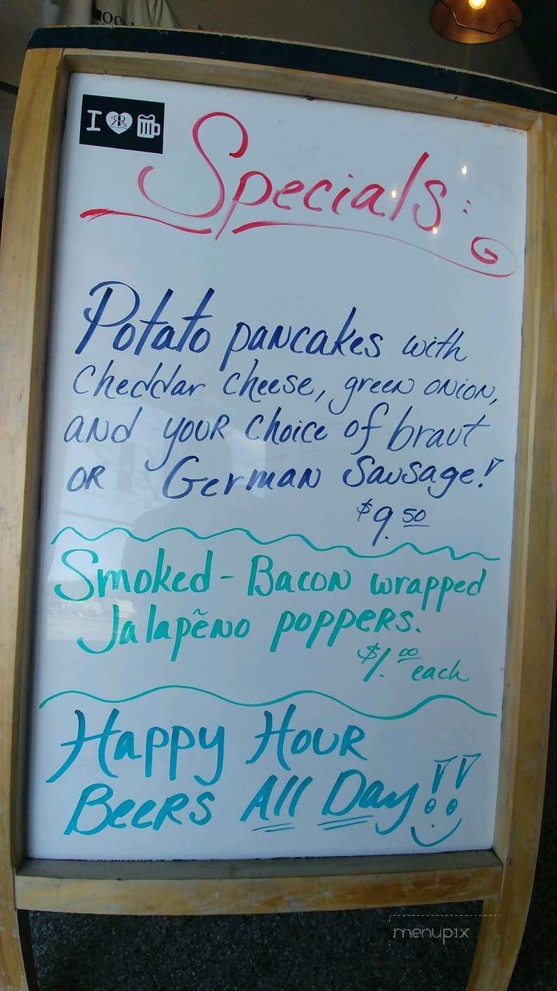 Rants & Raves Brewery - Moscow, ID menu_pic