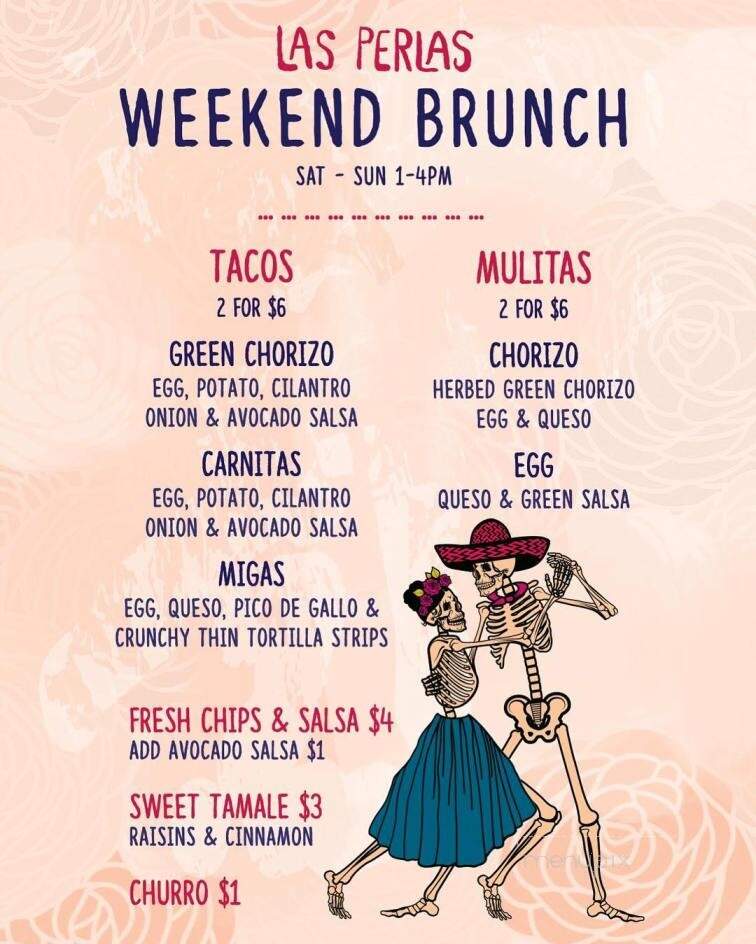 Las Perlas - Los Angeles, CA menu_pic