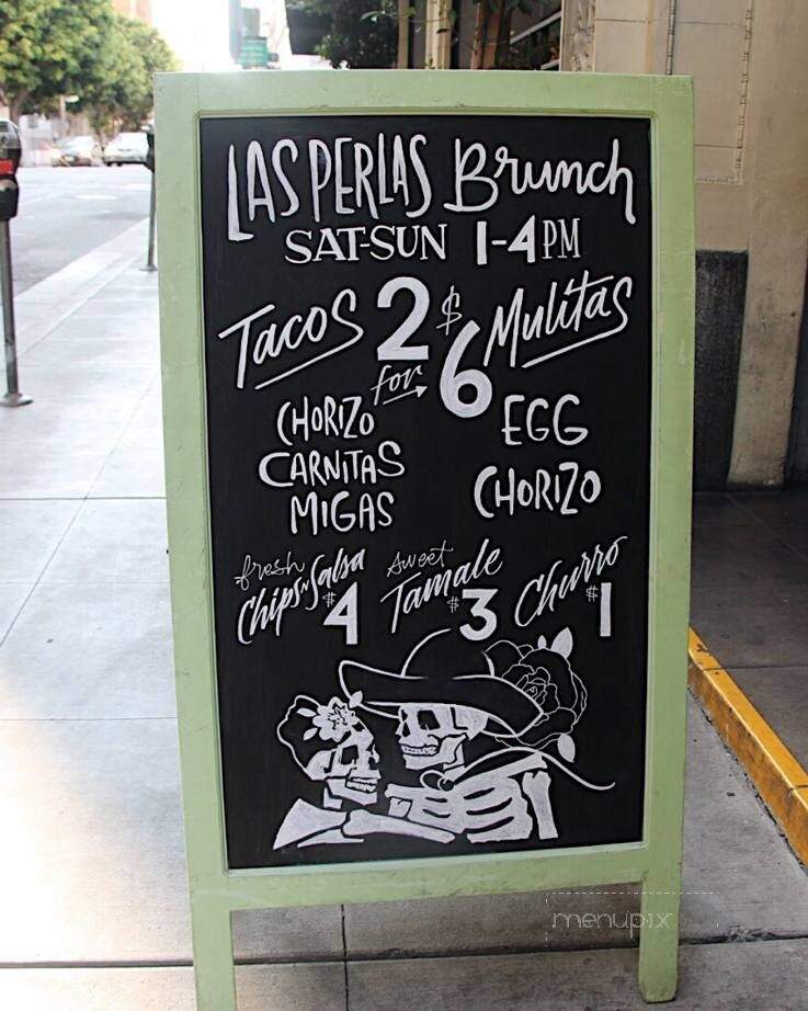 Las Perlas - Los Angeles, CA menu_pic