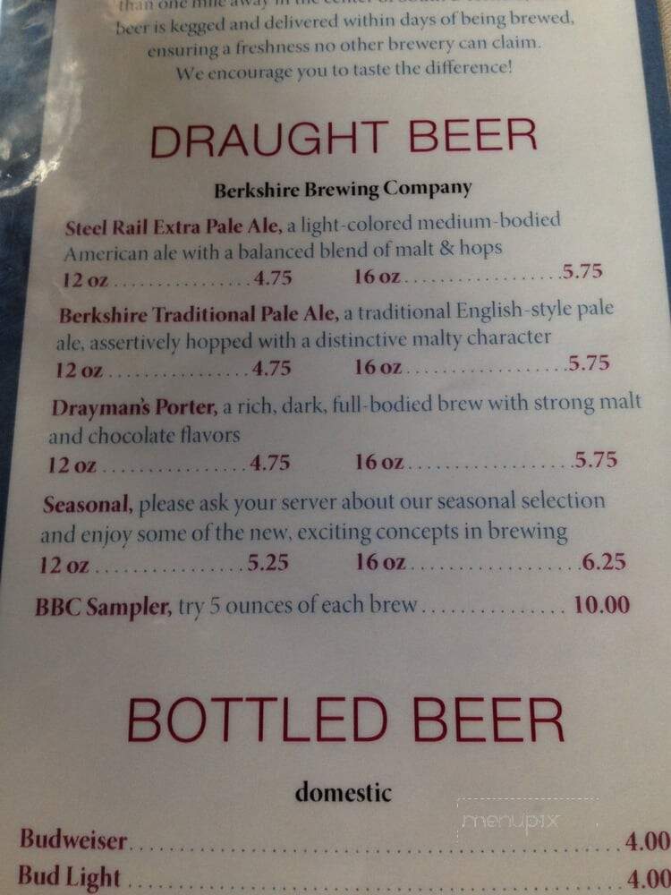 The Yankee Candle Company - S Deerfield, MA menu_pic