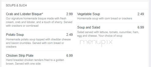 Gatehouse Restaurant - Pickens, SC menu_pic