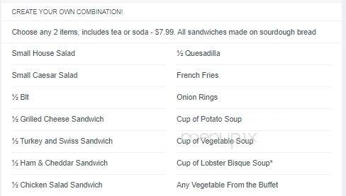 Gatehouse Restaurant - Pickens, SC menu_pic