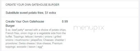 Gatehouse Restaurant - Pickens, SC menu_pic