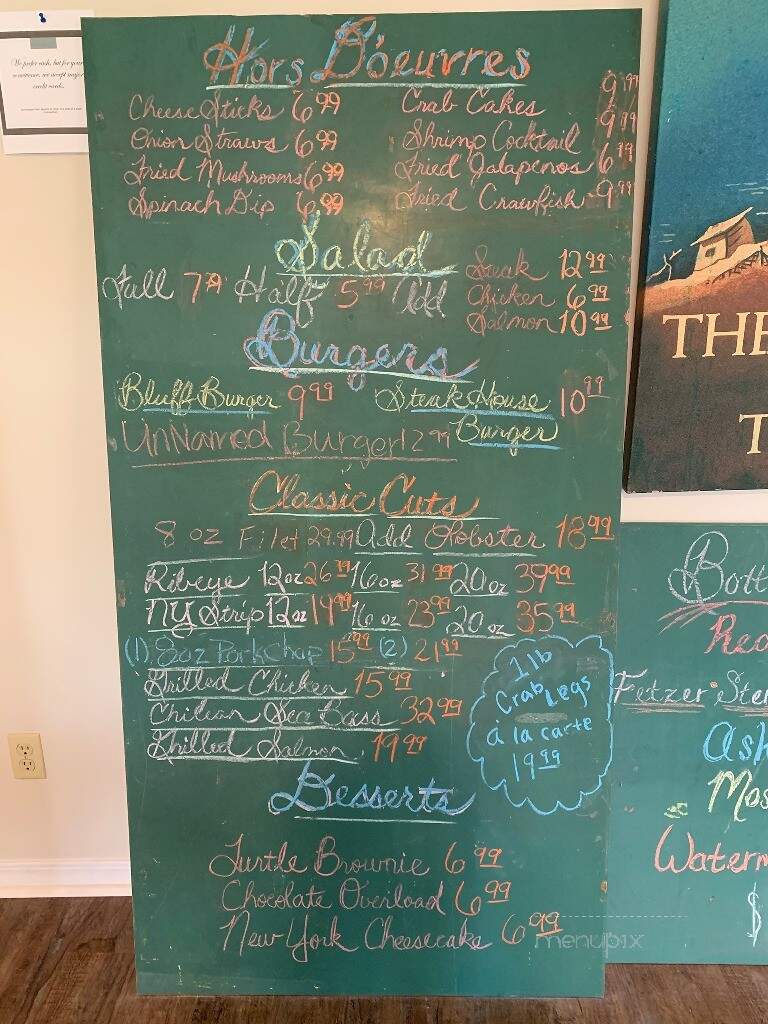 Biggers - Hardy, AR menu_pic