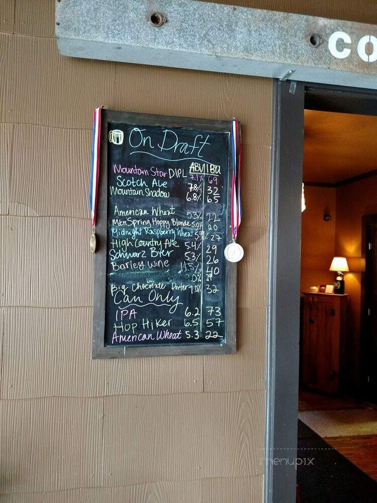 Blowing Rock Brewing Co. - Blowing Rock, NC menu_pic