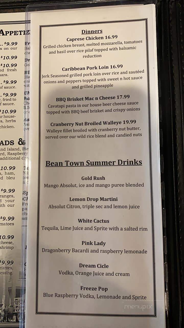 Bean Town Grill - Fairmont, MN