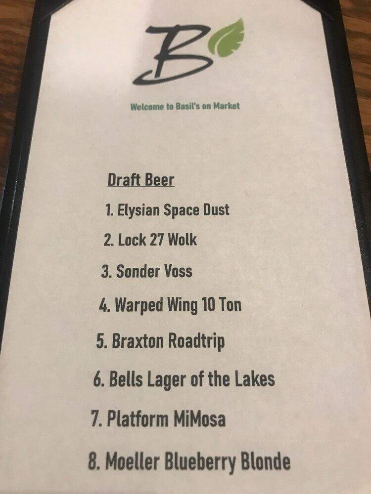 Basil's on Market - Troy, OH menu_pic