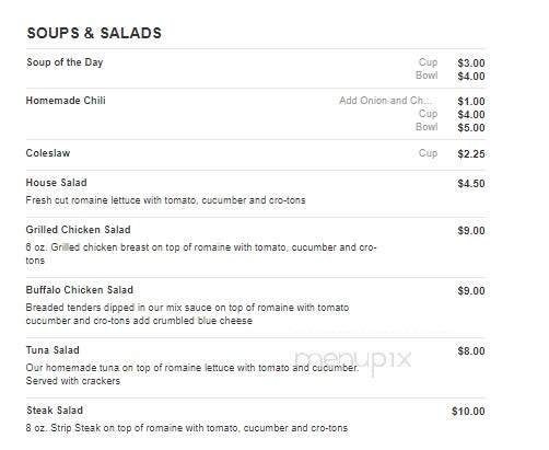 Just One More Tavern - Kirtland, OH menu_pic
