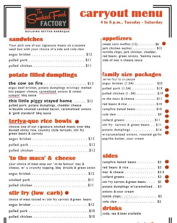 Cherry Street Pub - Lancaster, OH menu_pic
