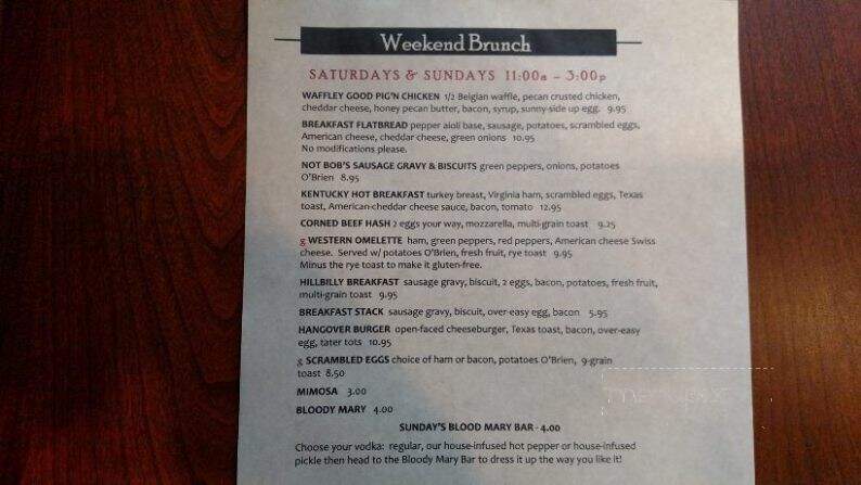 Cherry Street Pub - Lancaster, OH menu_pic