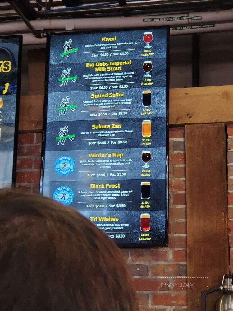 Crooked Can Brewing Company - Winter Garden, FL menu_pic