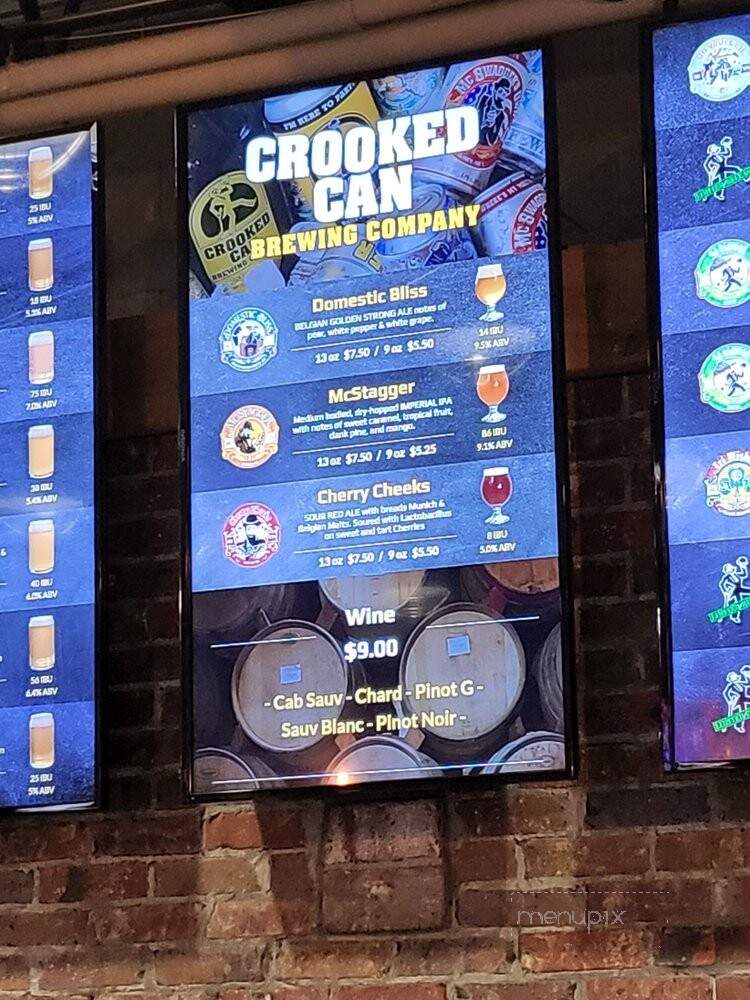 Crooked Can Brewing Company - Winter Garden, FL menu_pic