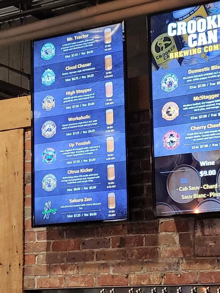 Crooked Can Brewing Company - Winter Garden, FL menu_pic