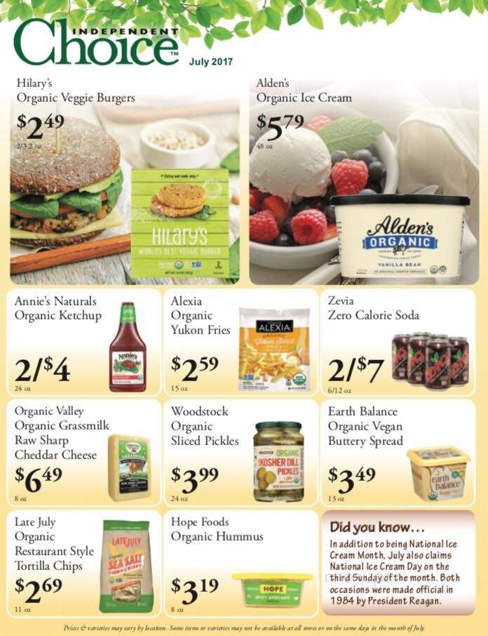 Cornucopia Natural Foods - Sayville, NY menu_pic